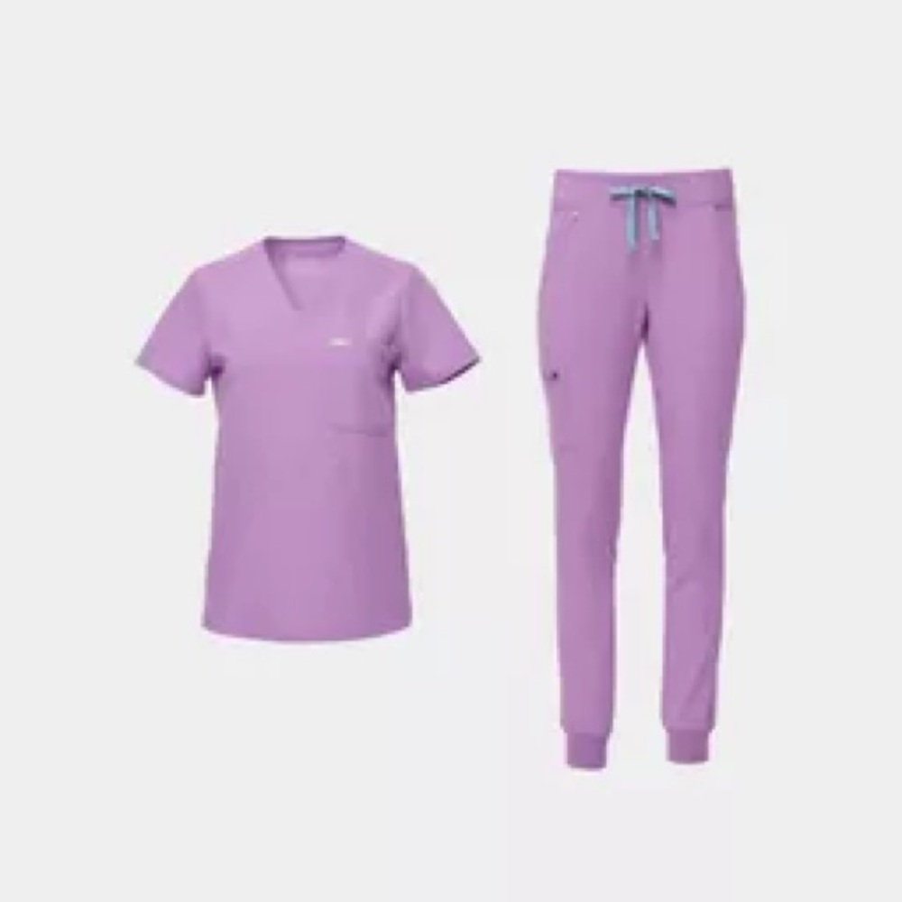 Figs Women's Scrub Set in Lavender